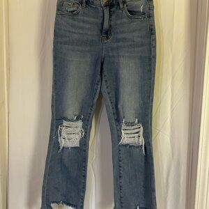 Lovervet distressed crop jeans
